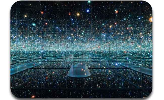 infinity room, salah satu karya legendaris seniman jepang