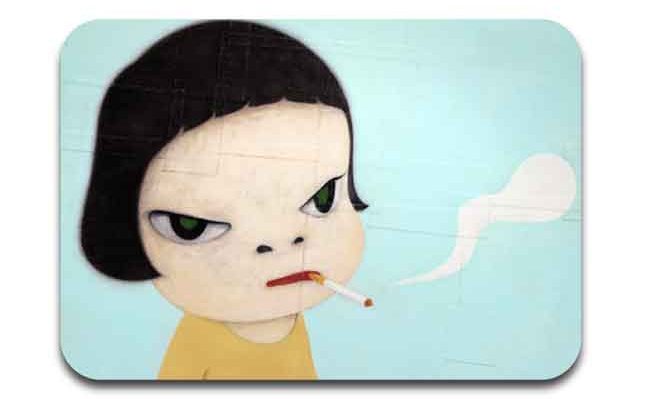 Salah satu karya Yoshitomo Nara